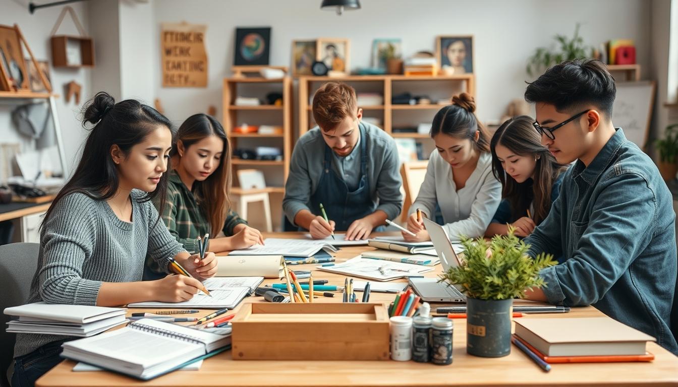 Organized study environment supporting productive learning