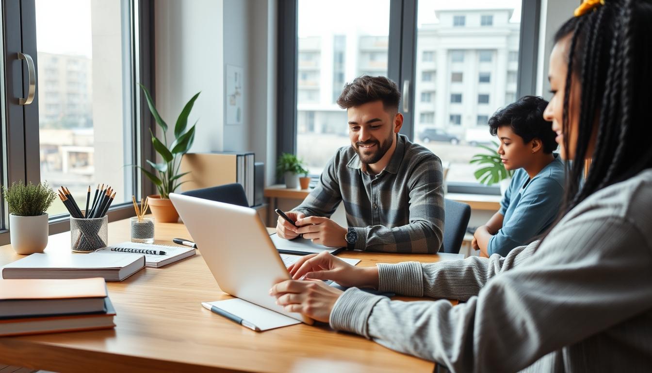 University campus and academic environment in Amsterdam