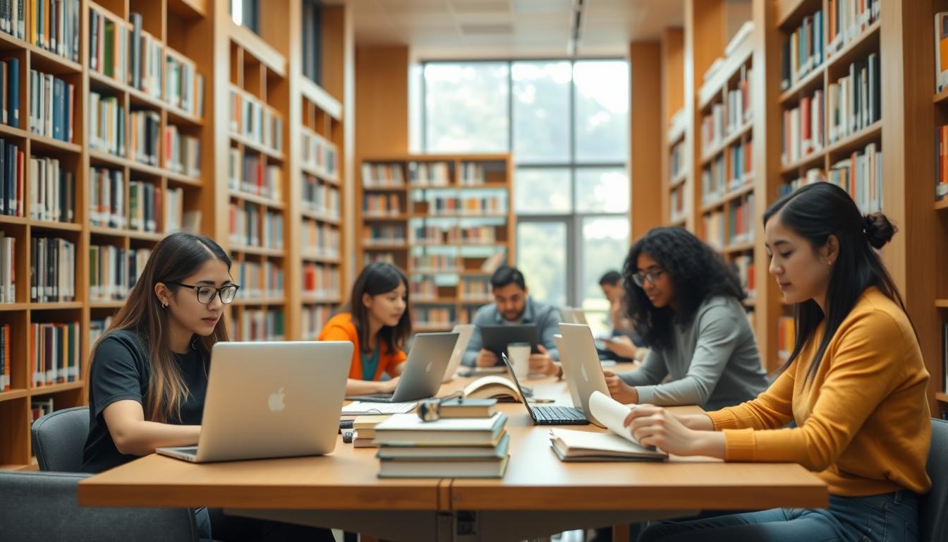 Student developing practical and academic skills